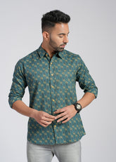 Cotton Printed Full Sleeve Shirt